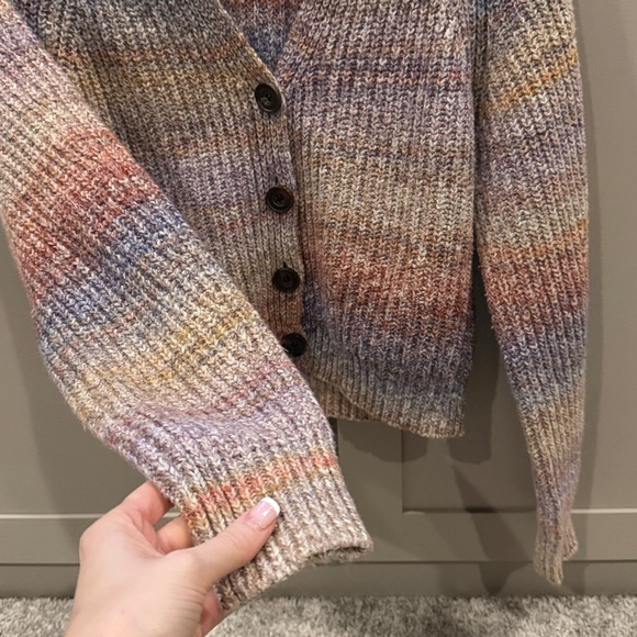 Rails Josie Space Dye Cotton Blend Cardigan - Picture 3 of 6